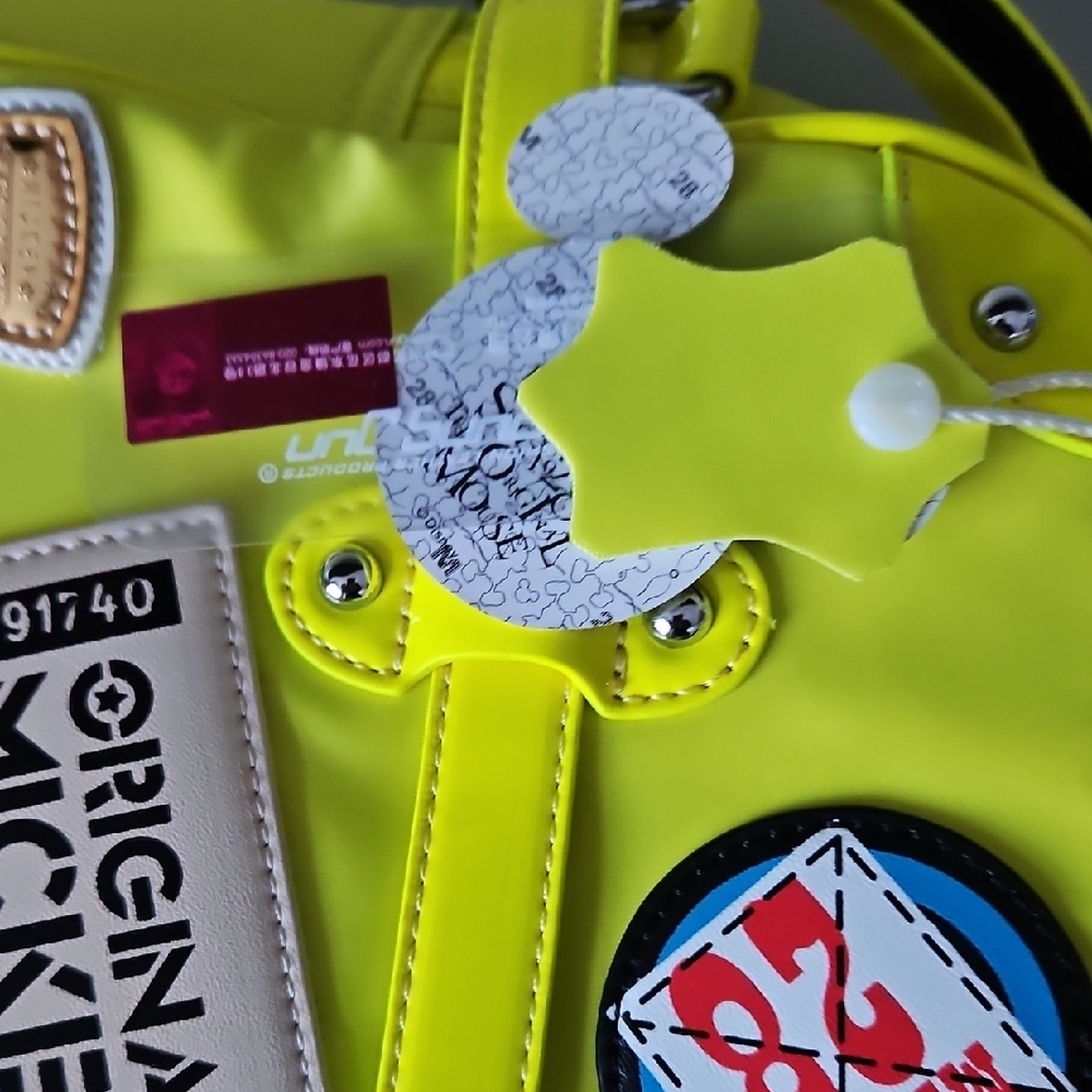 Mickey Expedition Team Bright Yellow Backpack - NWT - Picture 7 of 9